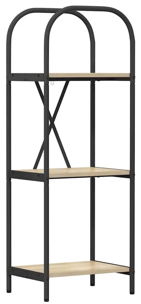 vidaXL Ράφι Βιβλίων Sonoma Δρυς 40 x 30 x 109 εκ Επεξεργασμένο ξύλο