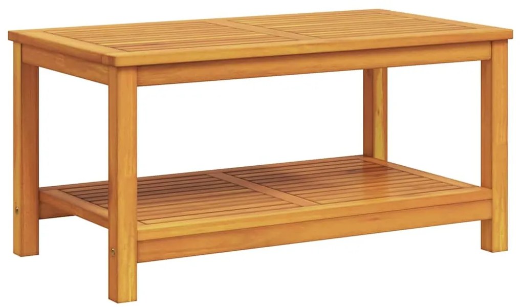 vidaXL Τραπεζάκι σαλονιού Καφέ 110 x 55 x 45 cm Μασίφ ξύλο ακακίας