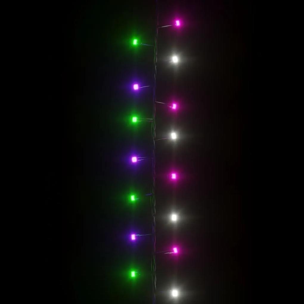 vidaXL Φωτάκια Compact με 400 LED Παστέλ Πολύχρωμα 13 μ. από PVC