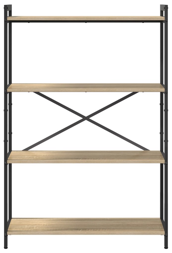 vidaXL Βιβλιοθήκη Sonoma Δρυς 80 x 30 x 118 εκ Επεξεργασμένο ξύλο