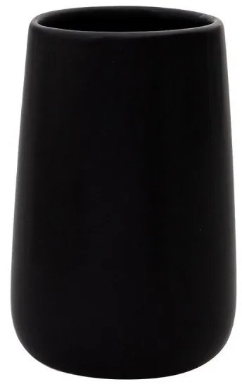 ESTIA ΠΟΤΗΡΑΚΙ ΜΠΑΝΙΟΥ BAMBOO ESSENTIALS ΠΟΡΣΕΛΑΝΗΣ ΜΑΥΡΟ