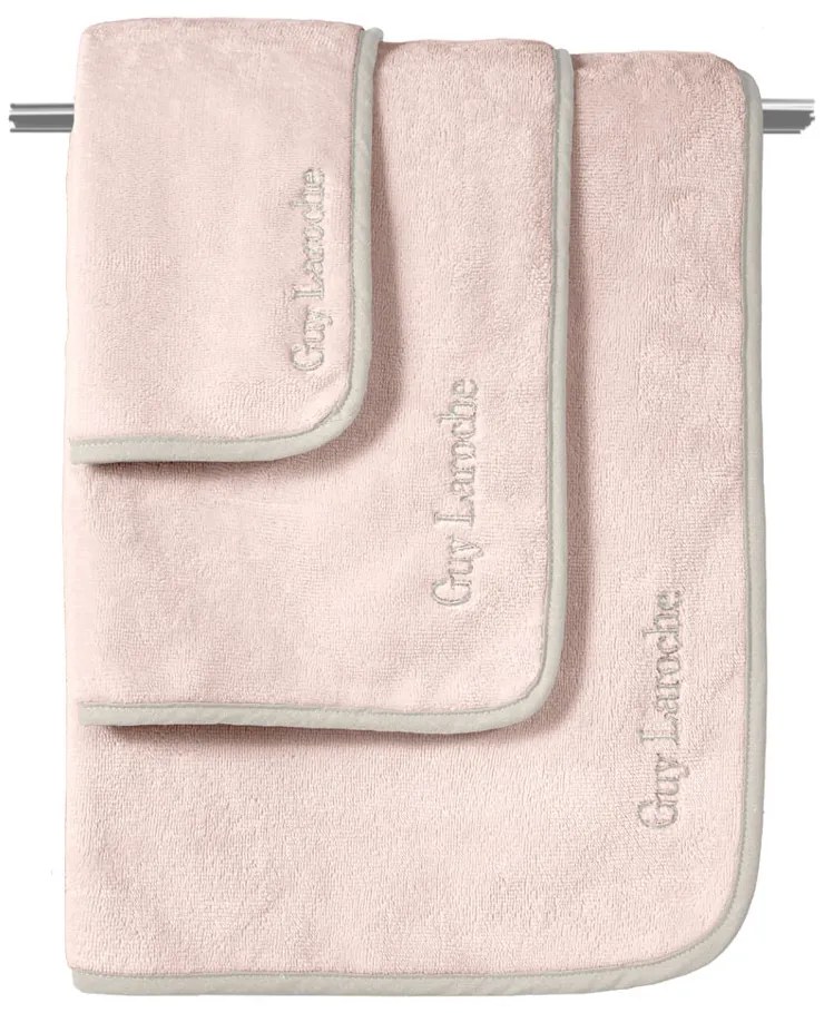 Πετσέτες Μπάνιου (Σετ 3τμχ) Guy Laroche New Comfy Pudra 500gsm