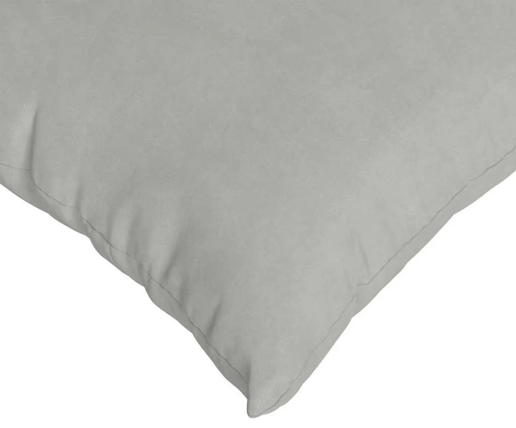 vidaXL Μαξιλάρι Καναπέ 2 pcs Ανοιχτό γκρι 45 x 45 cm ύφασμα