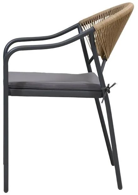 Καρέκλα 2100 Fylliana Μεταλλική Γκρί 55x61x85 εκ. 55x61x85 εκ.