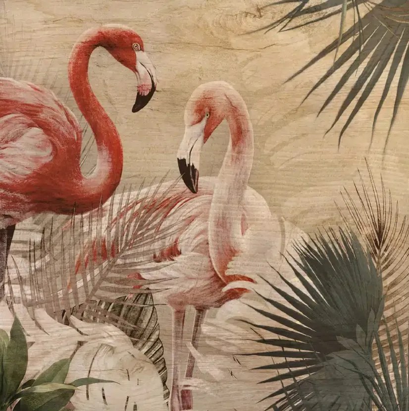 Πίνακας Tropical Flamingos M