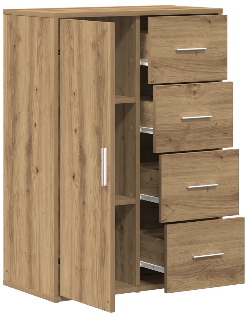 vidaXL Μπουφές Artisan Oak 60x31x84 εκ Επεξεργασμένο ξύλο