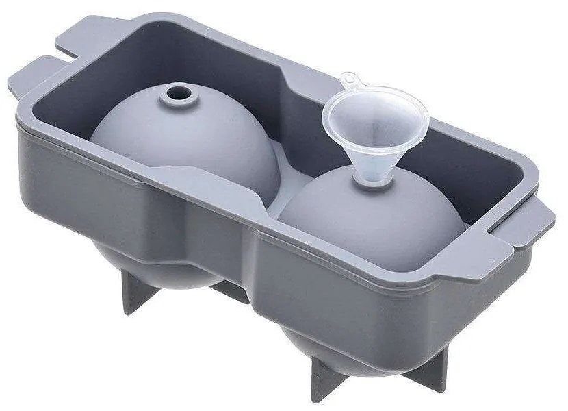 Παγοθήκη 2 Θέσεων 01-15015 7,5x6,5x16,5cm Grey Estia Silicone