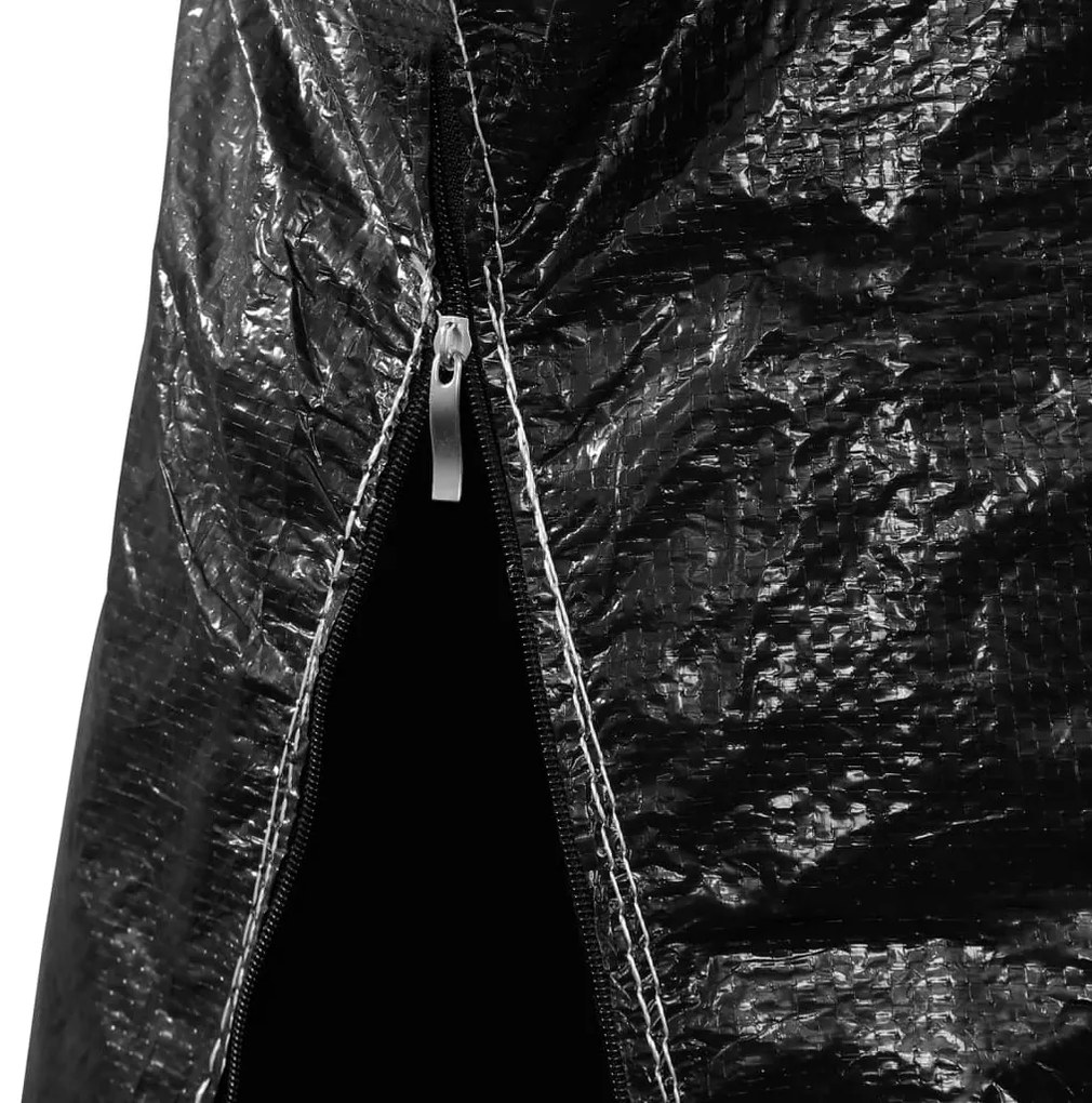 vidaXL Καλύμματα Ομπρέλας 2 τεμ. με Φερμουάρ 200 εκ. από Πολυαιθυλένιο