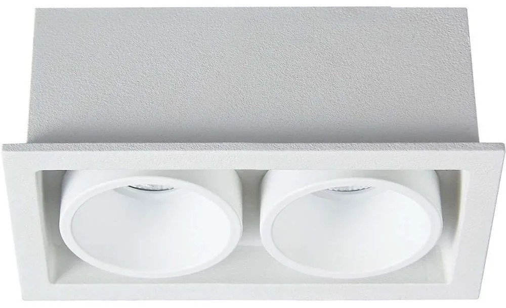 Σποτ Χωνευτό VK/04299/W/C/2 9,9x5,6x4,5cm Led 947Lm 7W 4000K White VKLed Rectangle