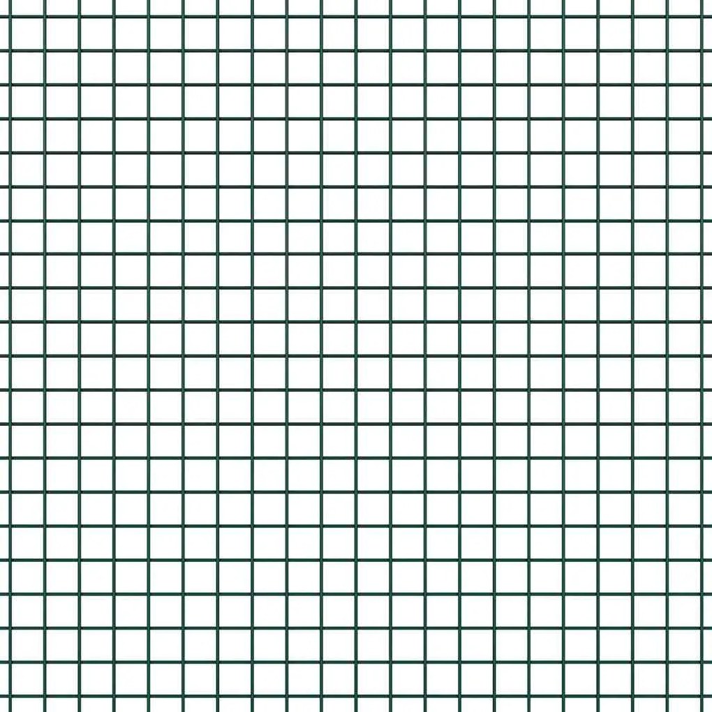 vidaXL Συγκολλητός φράχτης από σύρμα Πράσινο 1.4 x 25 m