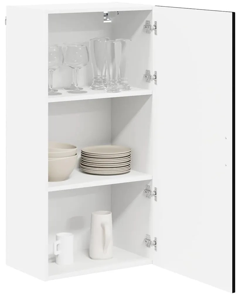 vidaXL Ντουλάπα Κουζίνας Μαύρο 50 x 31 x 100 εκ. Επεξεργασμένο ξύλο