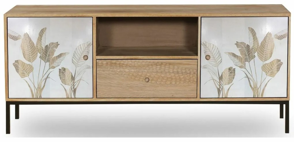 Τηλεόραση DKD Home Decor Μέταλλο Ξύλο από Μάνγκο (140 x 40 x 50 cm)