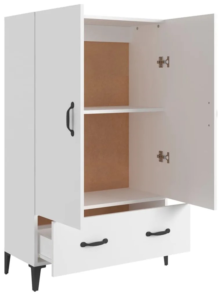 vidaXL Ντουλάπι Λευκό 70 x 31 x 115 εκ. από Επεξεργασμένο Ξύλο