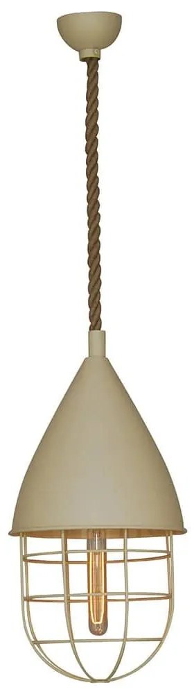 Φωτιστικό Οροφής Κρεμαστό HL-231S-1P 77-3010 Cleitus Beige  Homelighting Metal