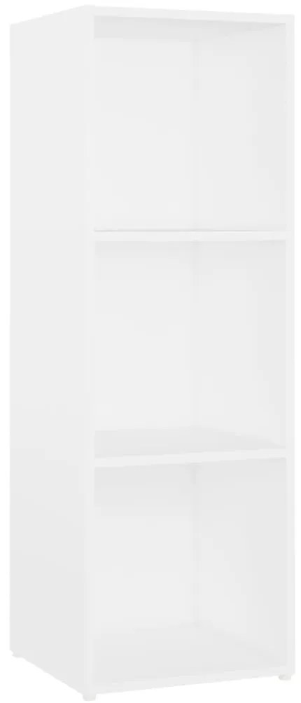vidaXL Έπιπλα Τηλεόρασης 2 τεμ. Λευκά 107 x 35 x 37 εκ. Μοριοσανίδα