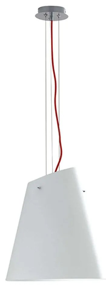 Φωτιστικό Οροφής Ermes I-ERMES-S3 3xE27 Φ35cm 120cm White Luce Ambiente Design Glass