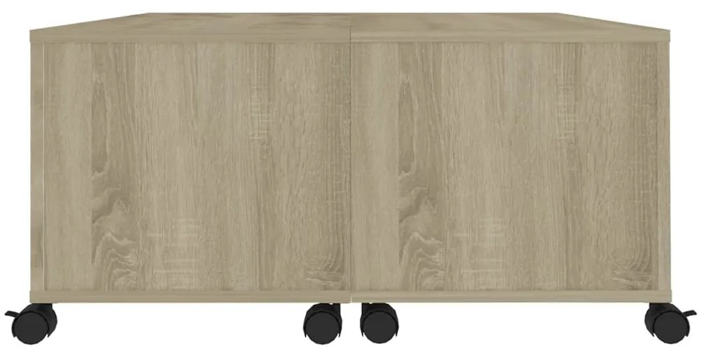 vidaXL Τραπεζάκι Σαλονιού Sonoma Δρυς 75 x 75 x 38 εκ. από Μοριοσανίδα