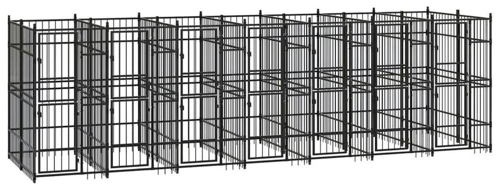 Κλουβί Σκύλου Εξωτερικού Χώρου 12,9 μ² από Ατσάλι