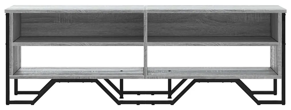 vidaXL Έπιπλο Τηλεόρασης Γκρι Sonoma 122x34x41 εκ. από Επεξεργ. Ξύλο