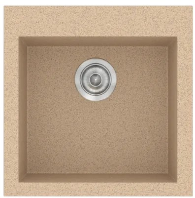 Sanitec Classic 339 Granite Beige Ένθετος Νεροχύτης 50cm
