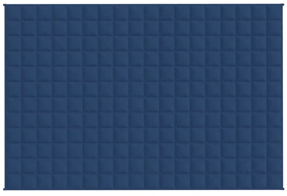 vidaXL Κουβέρτα Βαρύτητας Μπλε 137 x 200 εκ. 10 κ. Υφασμάτινη