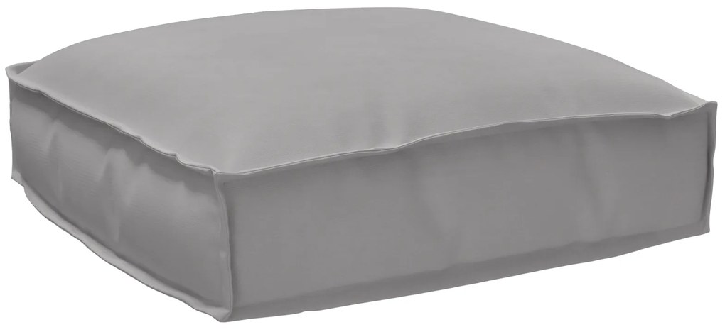 vidaXL Μαξιλάρι παλέτας για κάθισμα Γκρι 50 x 50 x 12 cm Ύφασμα Oxford