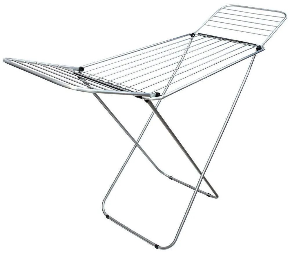 Απλώστρα Δαπέδου Πτυσσόμενη 04-0011 51,5x80x109cm Silver Estia