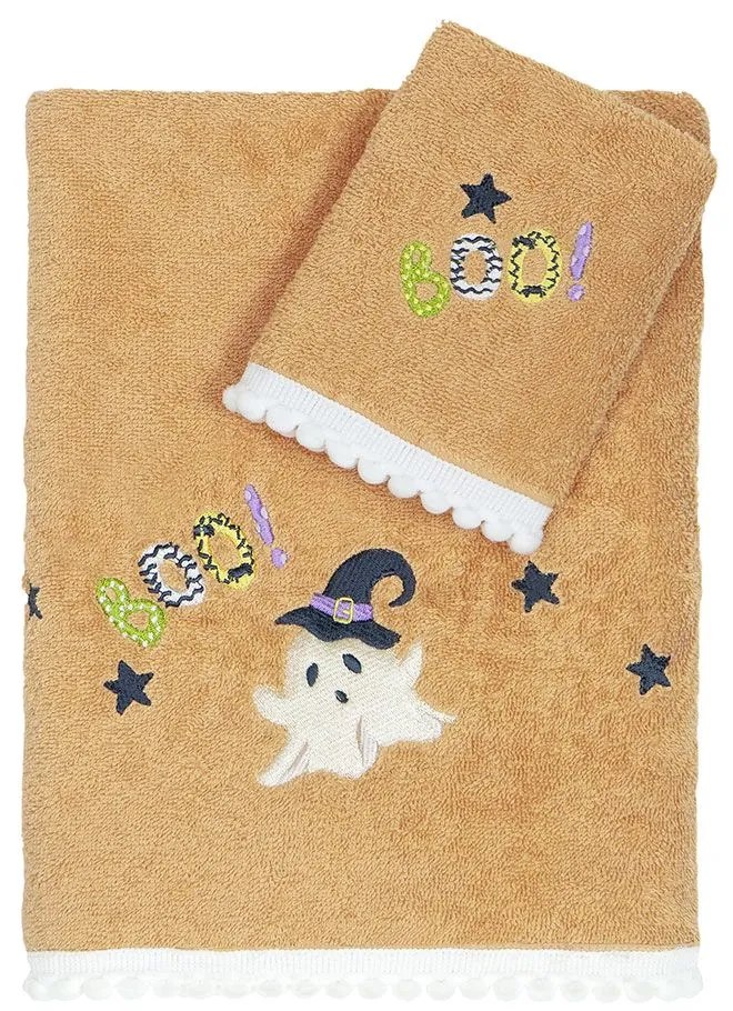 Πετσέτες Παιδικές Boo! (Σετ 2τμχ) Multi Nima Towels Set 70x140cm 100% Βαμβάκι