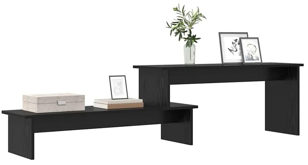vidaXL Ντουλάπι TV Μαύρη δρυς 180 x 30 x 43 εκ. Επεξεργασμένο ξύλο
