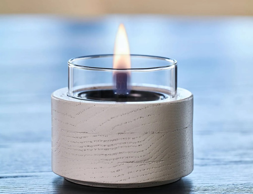 Επιτραπέζια Εστία Φωτιάς Lotus 10 Tenderflame με διάρκεια καύσης 4 - 5 ώρες, χωρητικότητα δεξαμενής 150ml και διαστάσεις 10x8.5cm - White