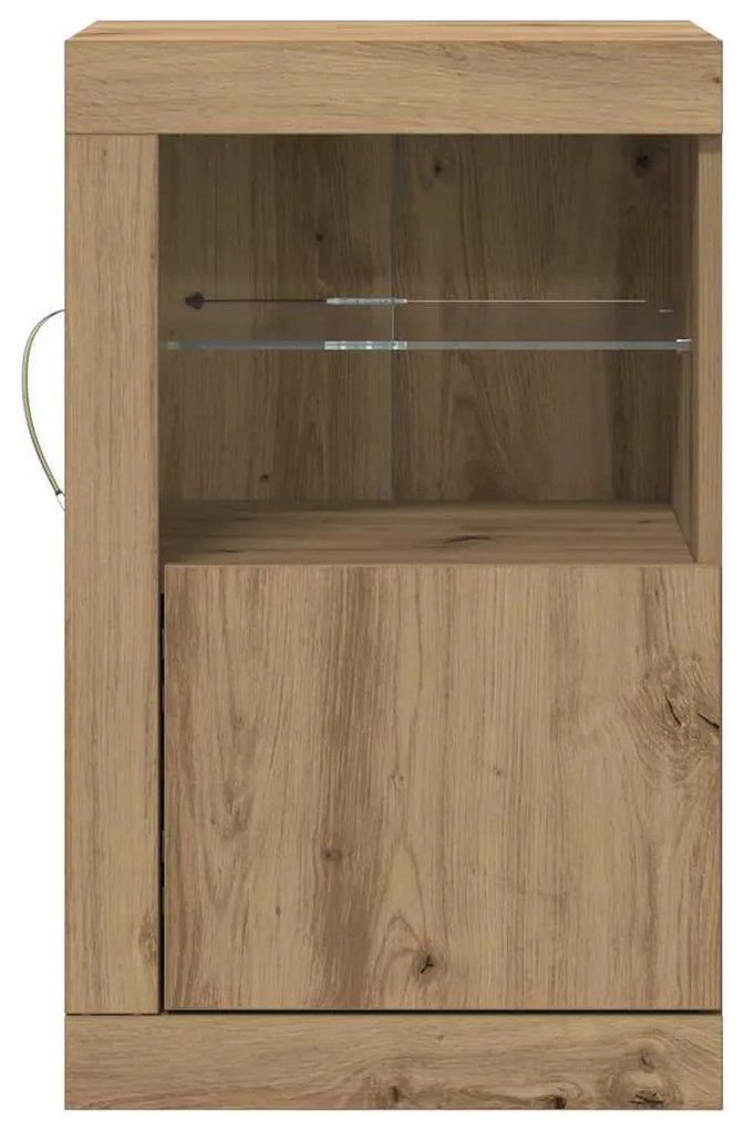 vidaXL Βοηθητικό ντουλάπι artisan δρυς 41 x 37 x 67 εκ