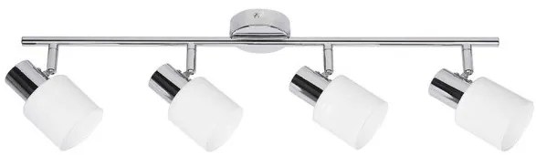 Σποτ Φωτιστικό Οροφής 4XE14 μεταλλικό 9079-4Φ-Inlight-9079-4Φ-Χρώμιο-Χρώμιο 9079-4Φ-Χρώμιο