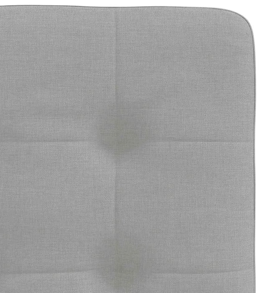 vidaXL Καρέκλες τραπεζαρίας 4 τεμ Cloud Grey Fabric