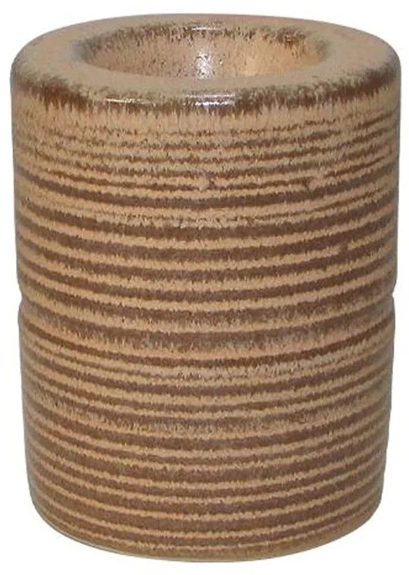 Κηροπήγιο Για Ρεσώ 003-123-075 7,5x7,5x9cm Brown Ceramic