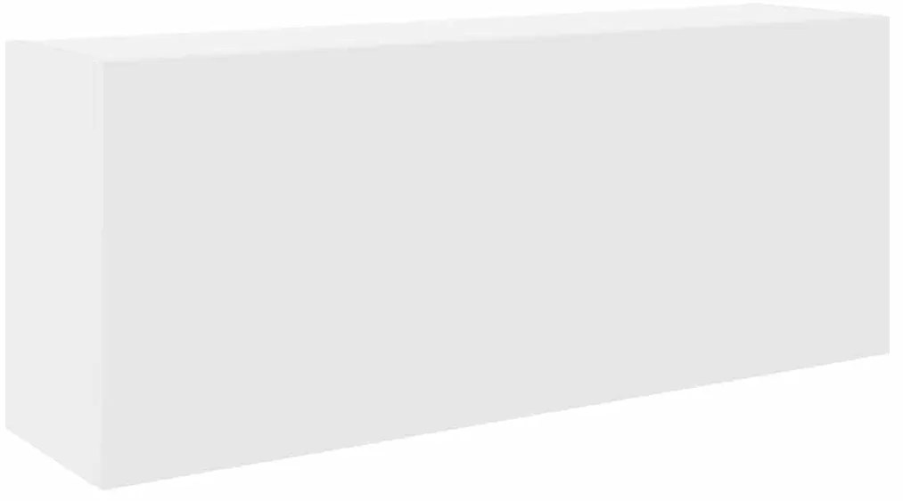 vidaXL ντουλάπι τοίχου μπάνιου λευκό 100x25x40 cm κατασκευασμένο ξύλο