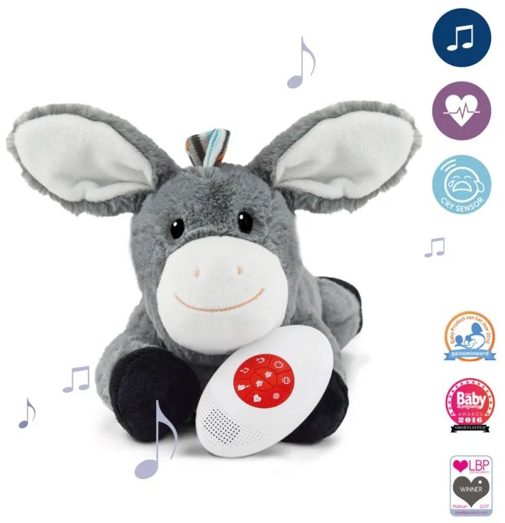 DON Γάιδαρος Νανουρίσματος ZAZU με Χτύπους Καρδιάς και Λευκούς Ήχους