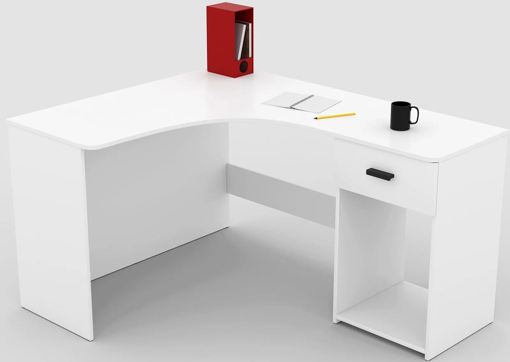 Γωνιακό γραφείο Cornetto-Leuko