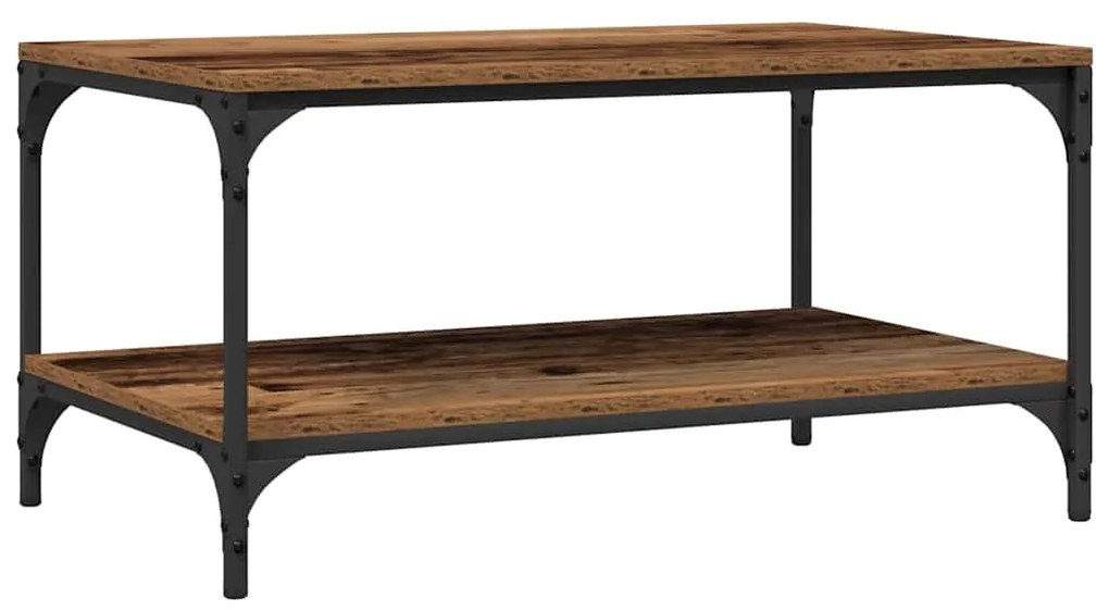 vidaXL Τραπεζάκι σαλονιού Παλαιό ξύλο 80 x 50 x 40 cm
