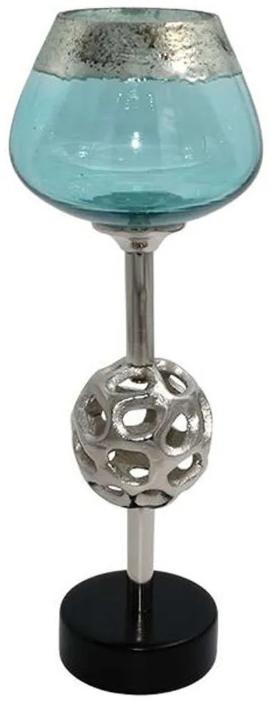 Κηροπήγιο 942-124-002 13x13x34cm Multi Metal