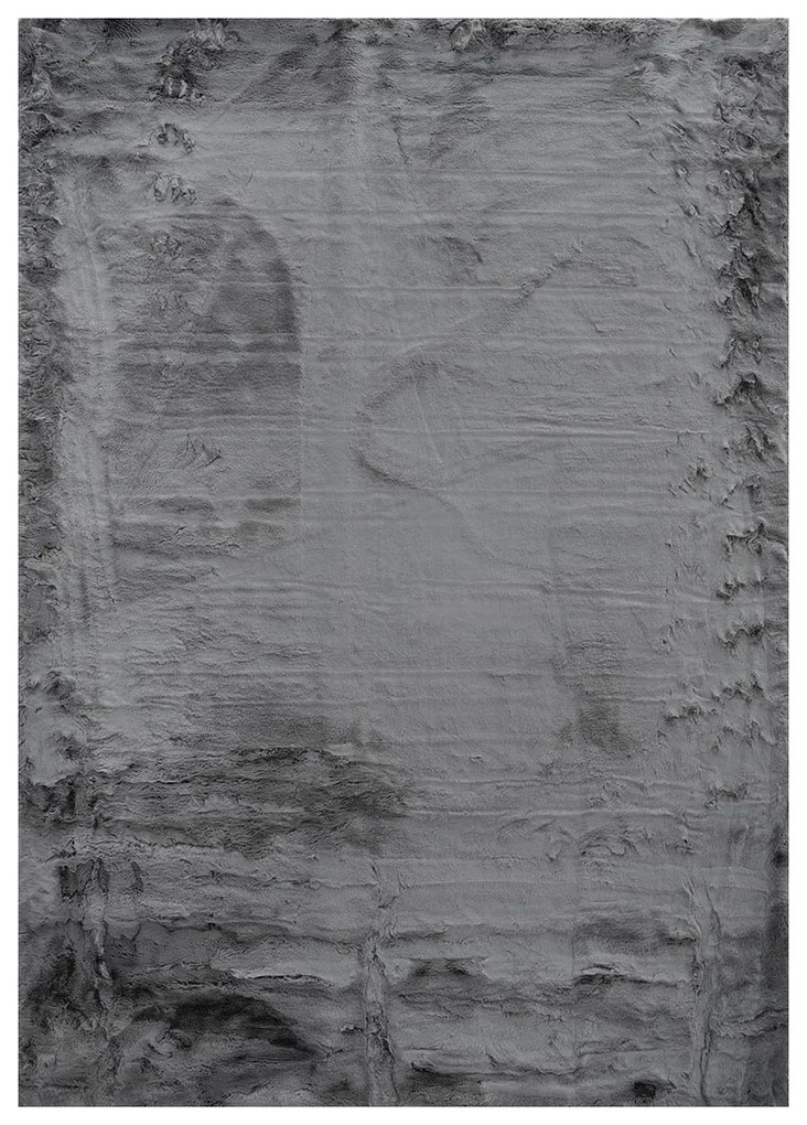 Γούνινο Χαλί (160x230) Polcarpet Rabbit D.Grey