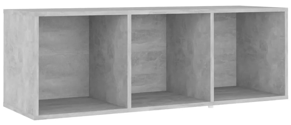 vidaXL Έπιπλα Τηλεόρασης 3 τεμ. Γκρι Σκυρ. 107x35x37 εκ. Μοριοσανίδα