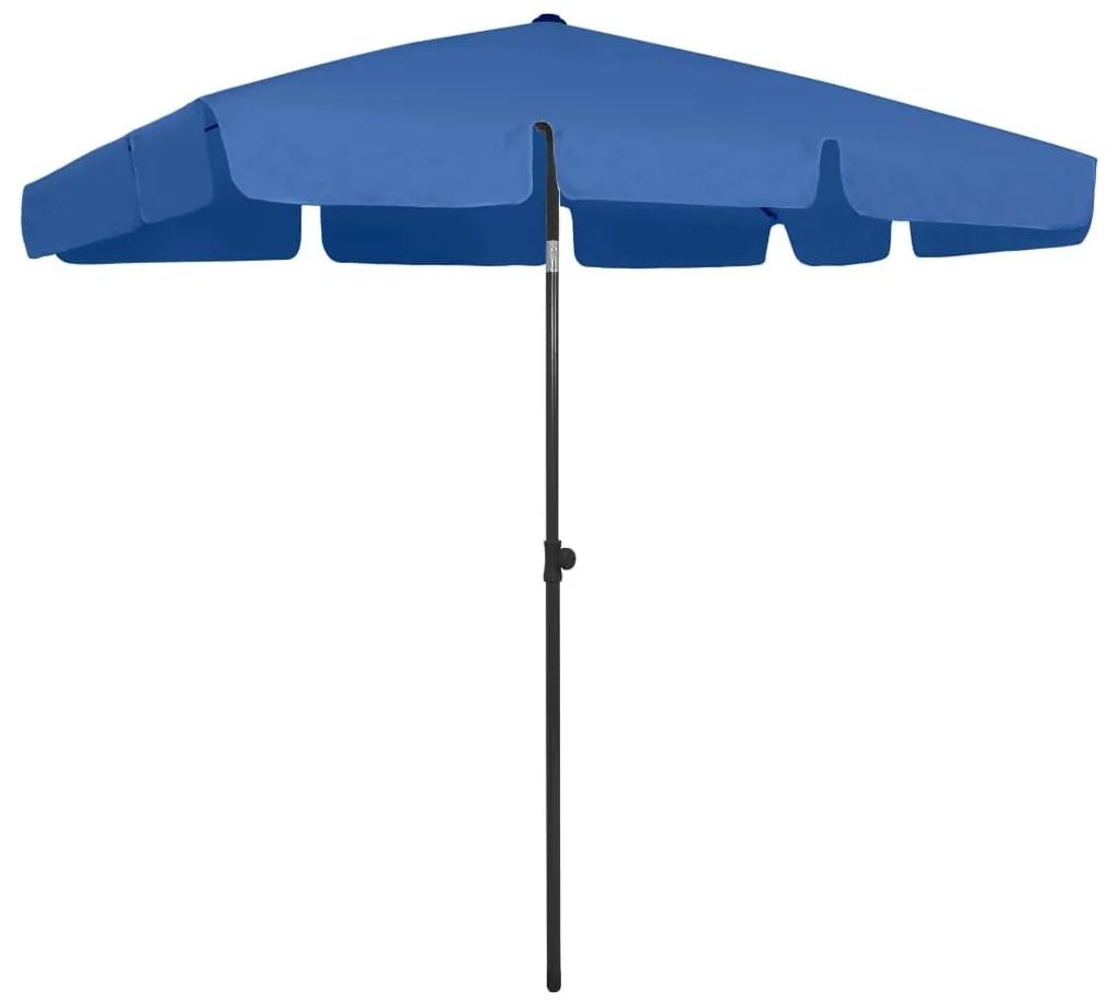 Ομπρέλα Παραλίας Αζούρ Μπλε 200 x 125 εκ. - Μπλε