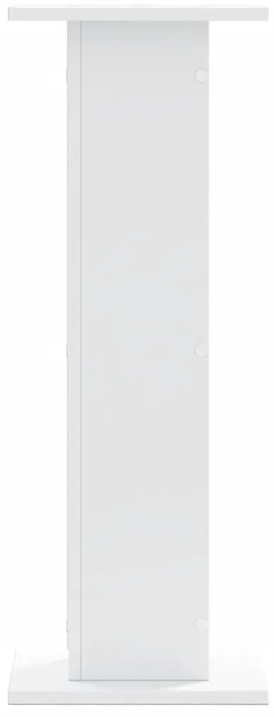 vidaXL Βάσεις Ηχείων 2 Τεμ. Λευκή 30x30x80 εκ. Επεξ. Ξύλο
