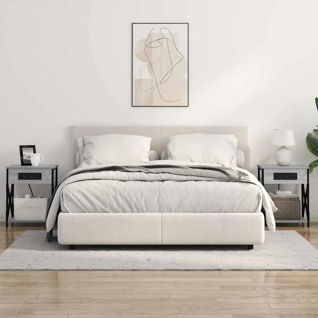 vidaXL Κομοδίνο Γκρι sonoma 41 x 31 x 51 εκ. Επεξεργασμένο ξύλο