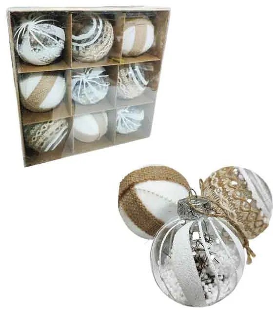 Χριστουγεννιάτικες Μπάλες Σετ 9τμχ 8.5cm – Christmas Balls Set