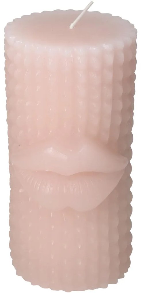 Κερί ArteLibre Χείλος Ροζ 7.3x7.3x15cm-05150049
