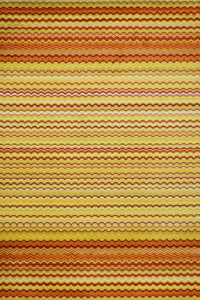 Χαλί New York 1367/45 (1346) Red-Yellow 67X150cm