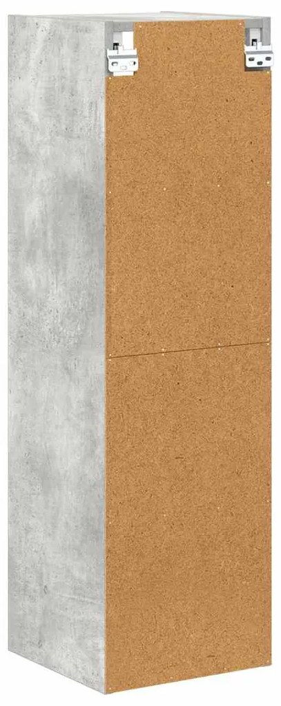 vidaXL Κρεμαστό ντουλάπι Σκυρόδεμα Γκρι 30 x 29,5 x 100 εκ.