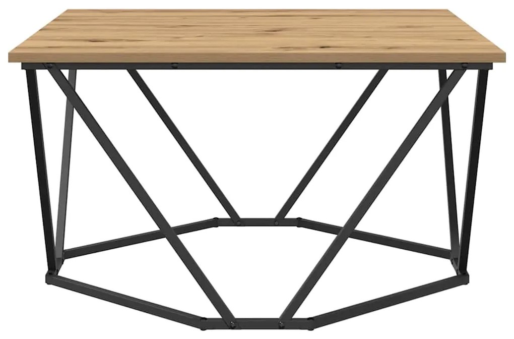 vidaXL Τραπεζάκι σαλονιού artisan δρυς 80 x 80 x 45 cm