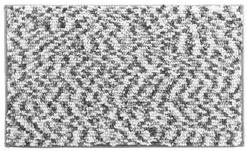 Πατάκι Μπάνιου 027.1802083 White-Grey 45x75cm Microfiber